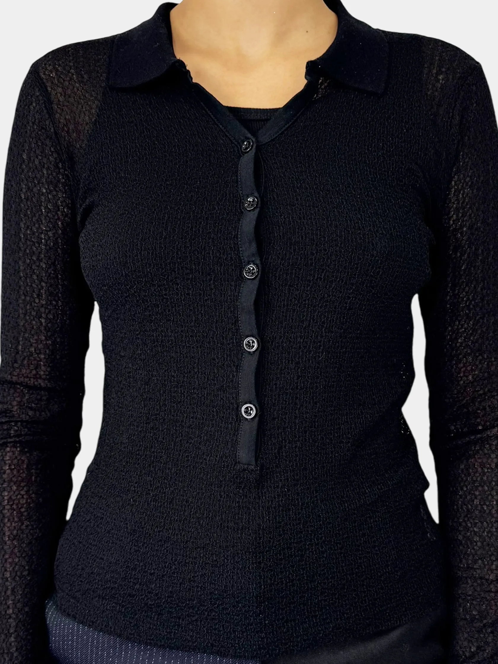 Sheer Knit Top