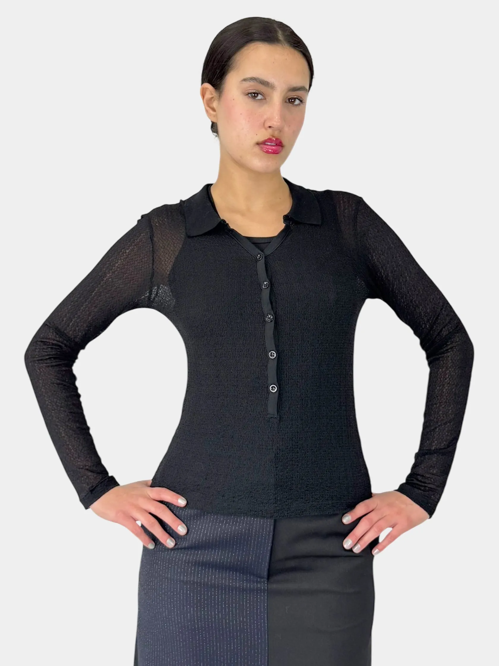 Sheer Knit Top