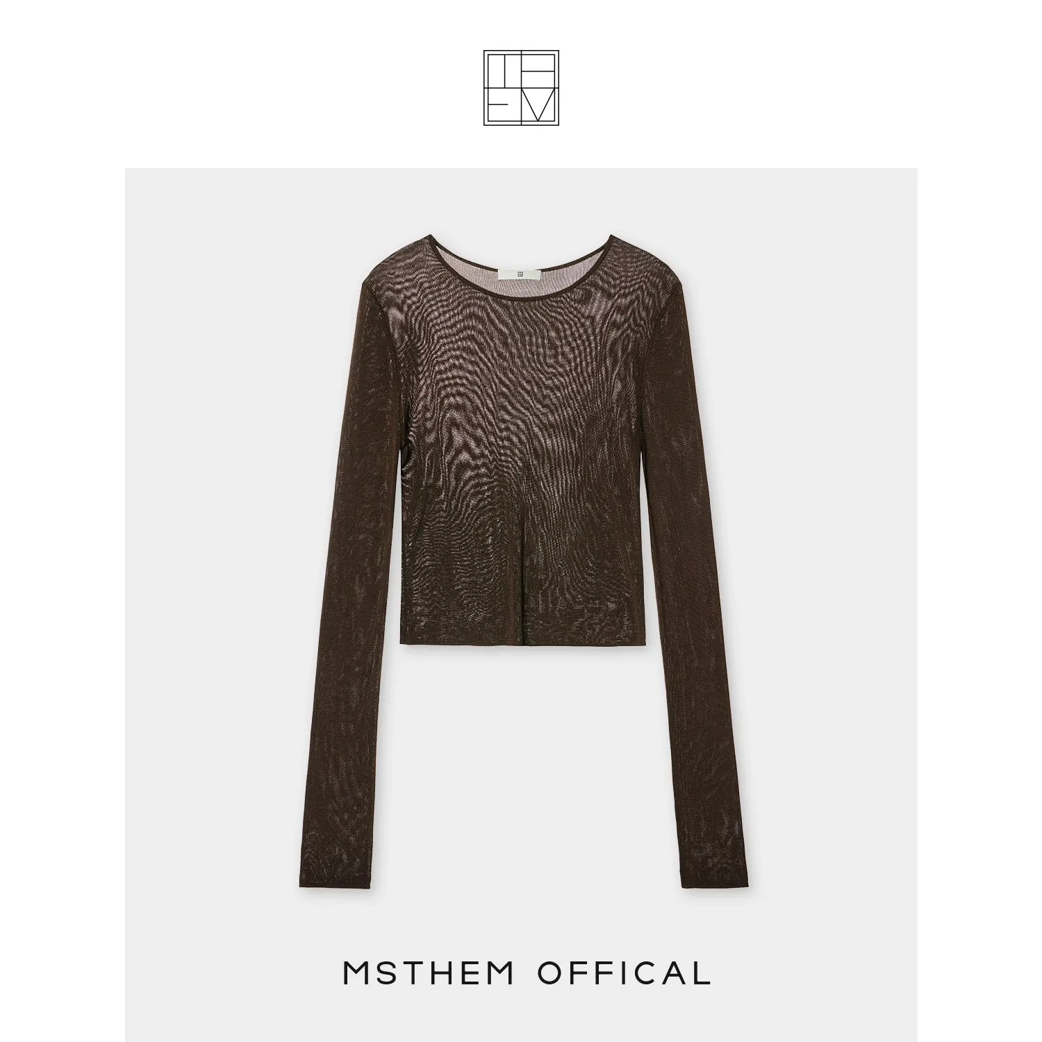 Sheer Knitted Top