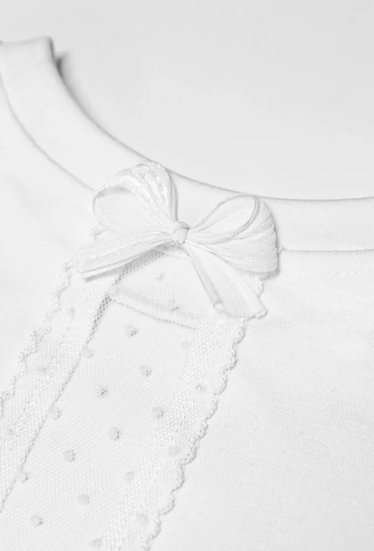 Sheer Lace Cut Top
