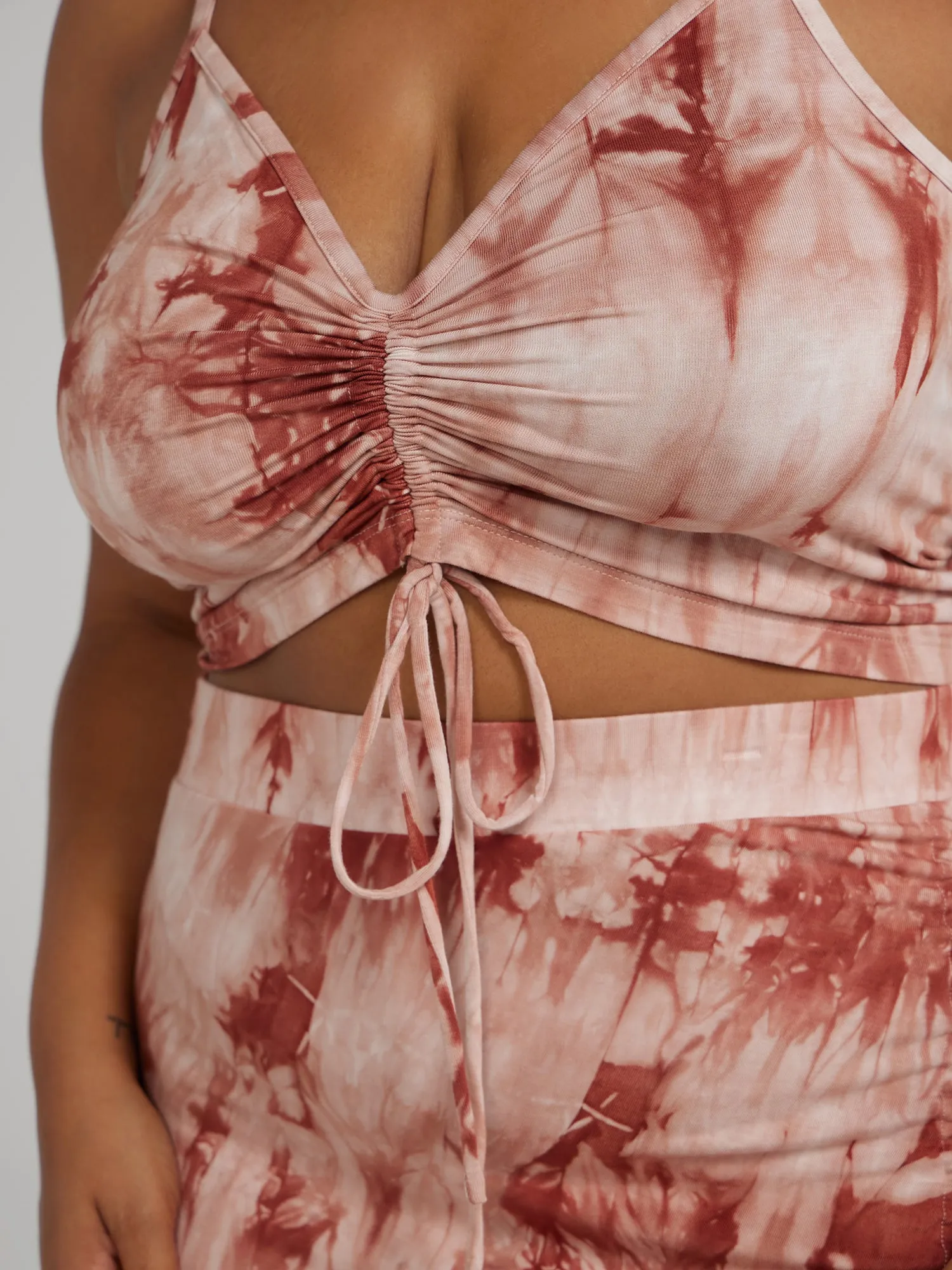 Sleeveless Ruched Detail Top