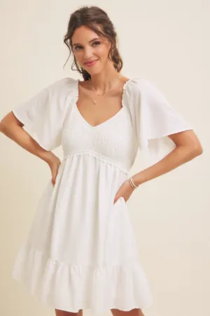 Smocked Babydoll Dress
