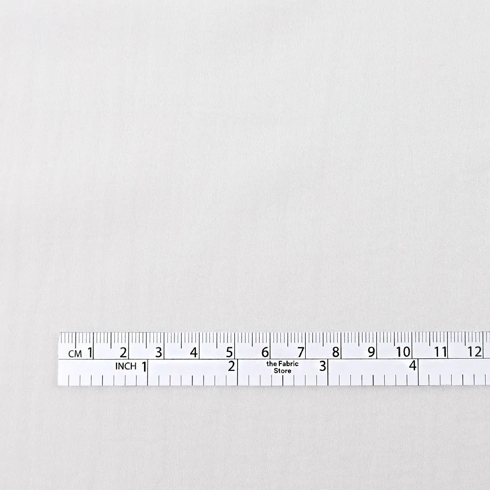 Soft Cotton Sheer Crepe - White