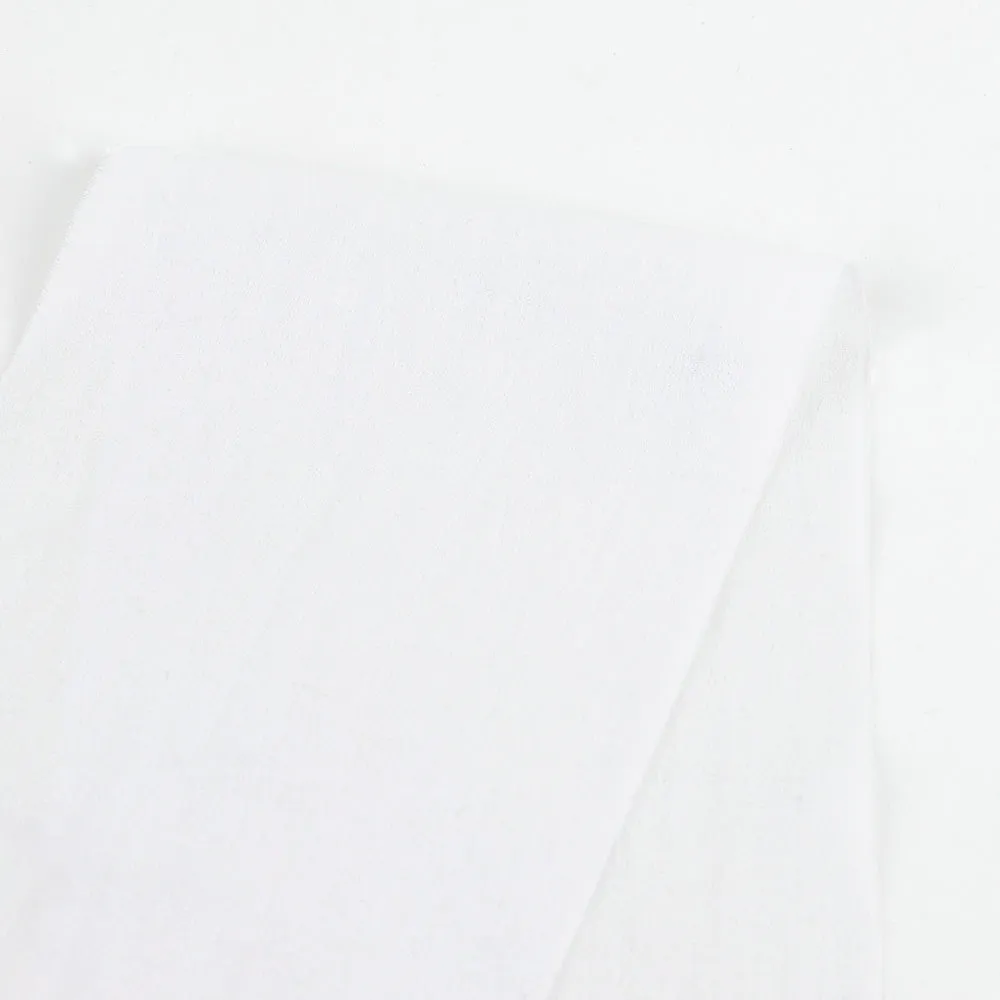 Soft Cotton Sheer Crepe - White