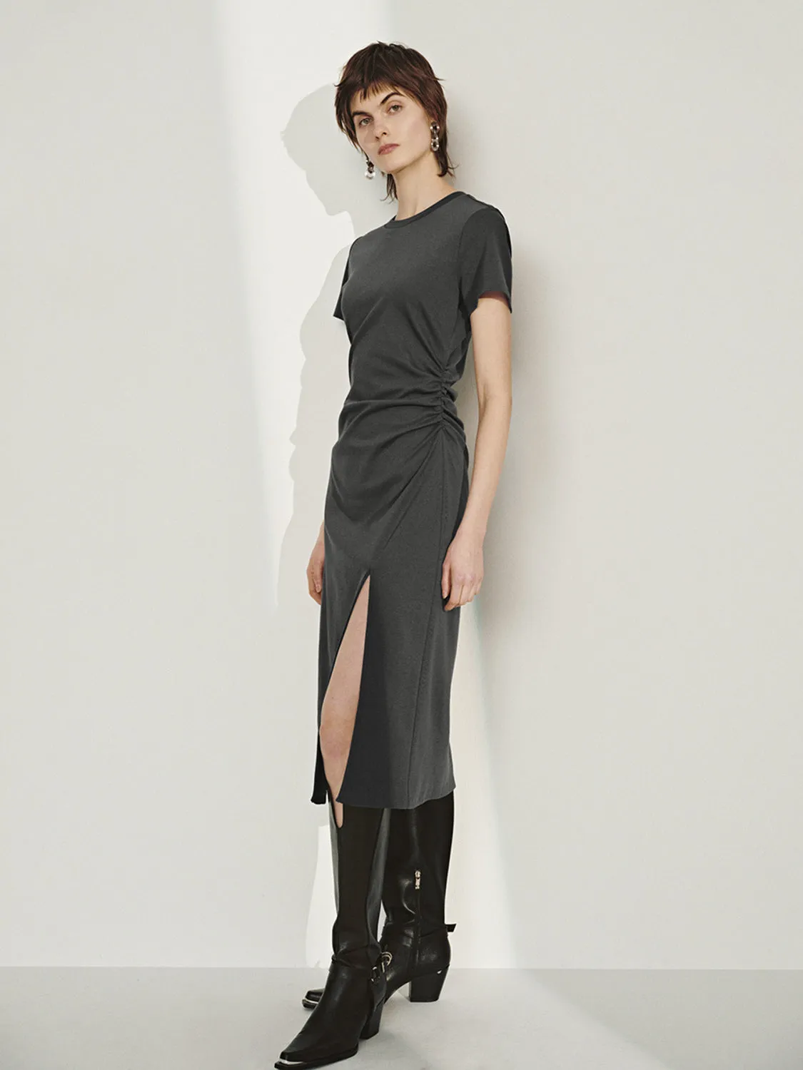 Split Hem Skater Dresses