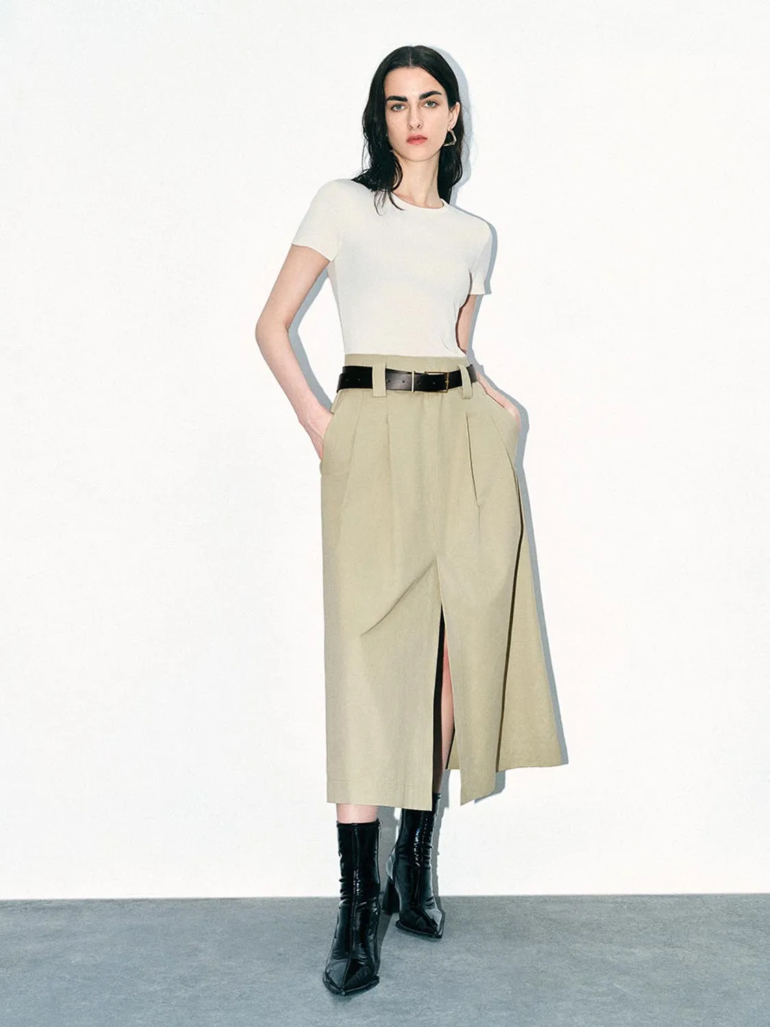 Split Hem Straight Dresses
