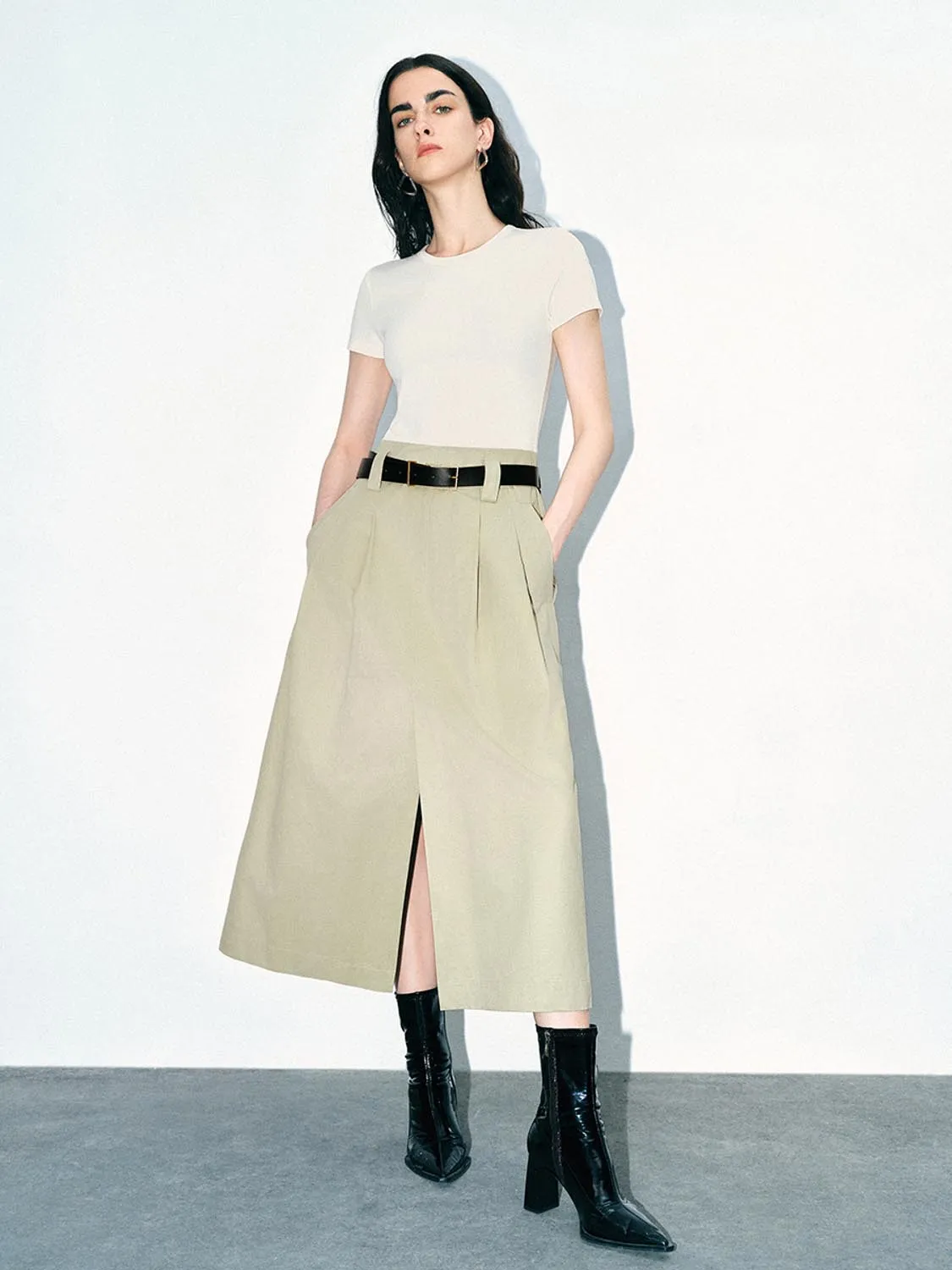 Split Hem Straight Dresses