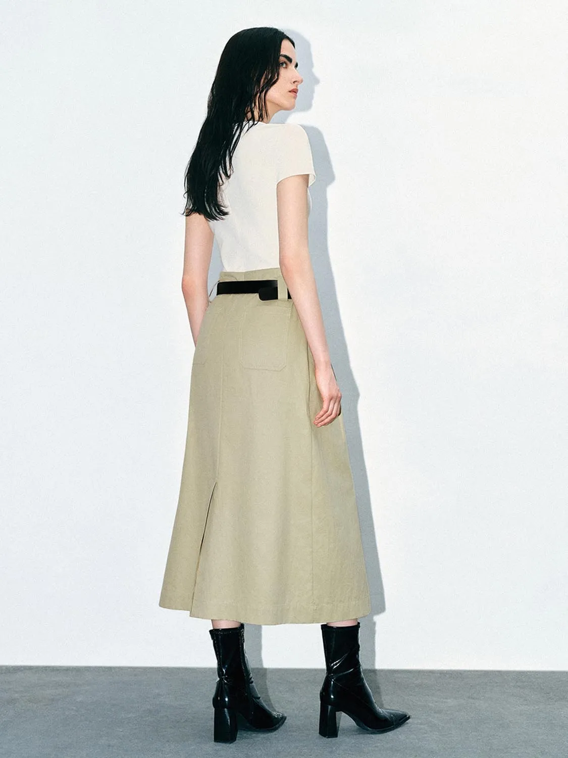 Split Hem Straight Dresses