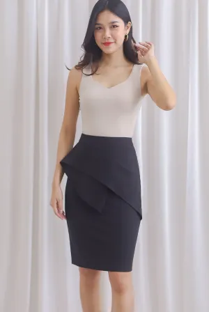 TDC Karin Sweetheart Top In Ecru