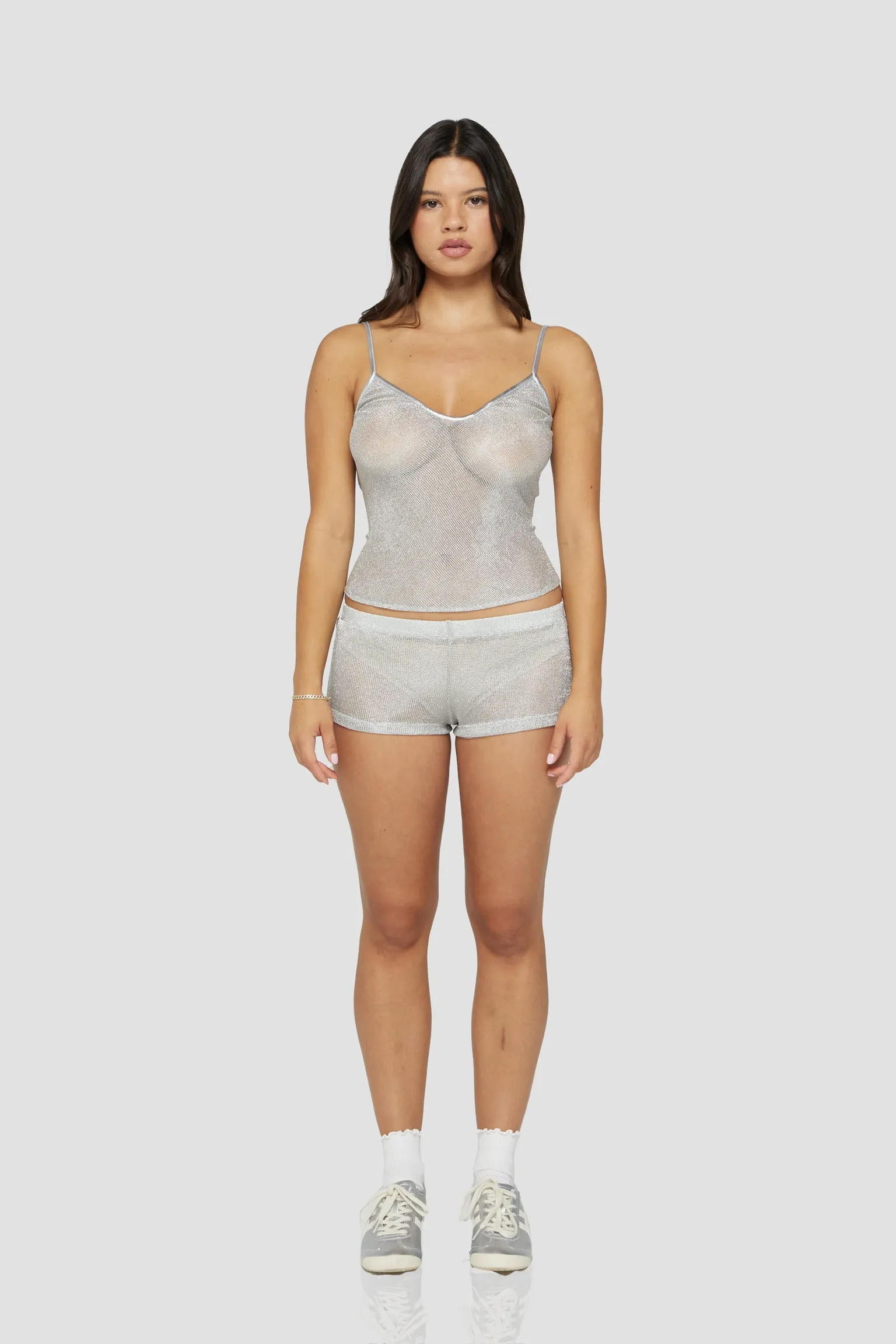 The Jackie Top in Silver