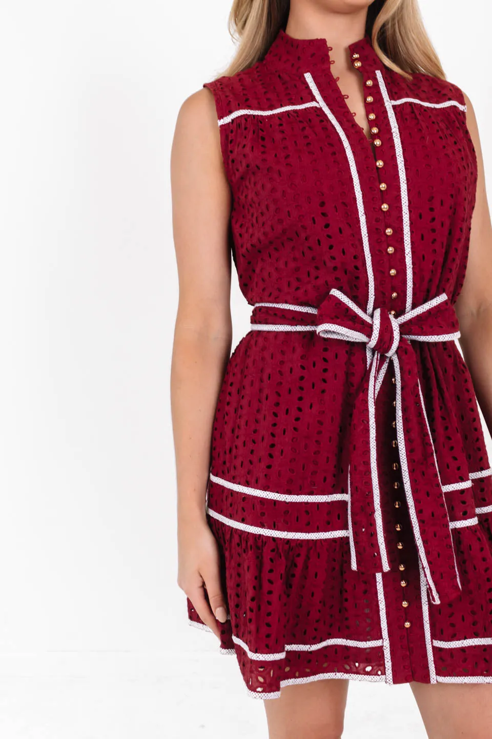 The Kat Dress - Maroon