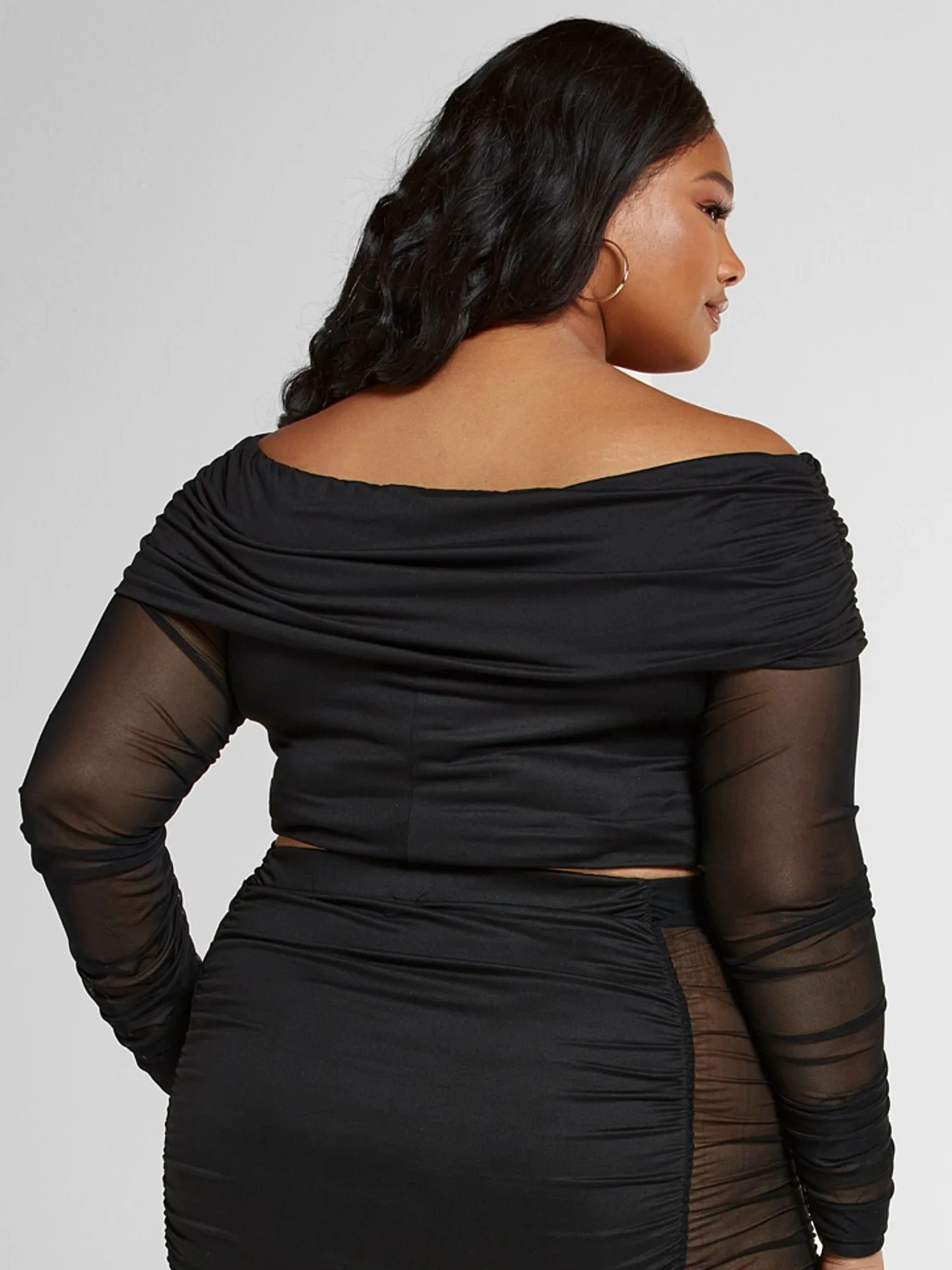 Toni Off The Shoulder Ruched Top