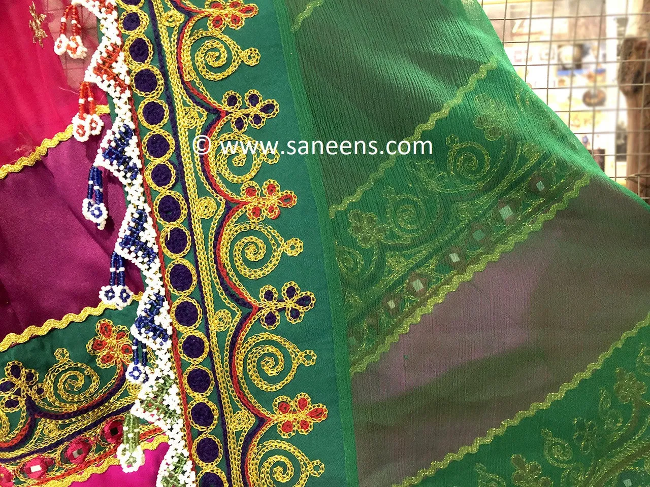 Traditional Afghan bridals Beautiful Embroidery suit