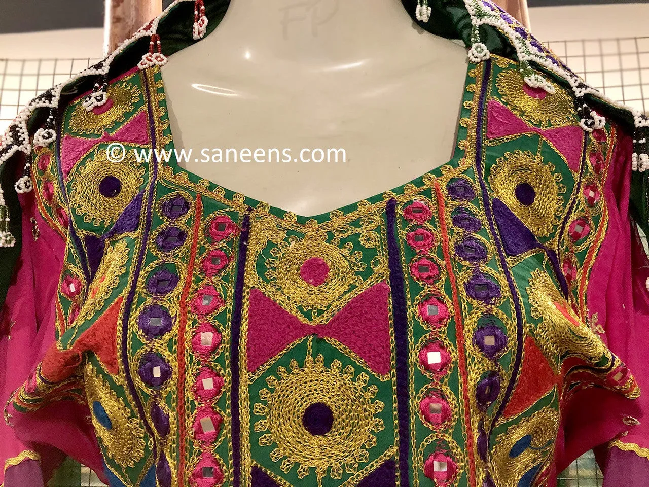 Traditional Afghan bridals Beautiful Embroidery suit