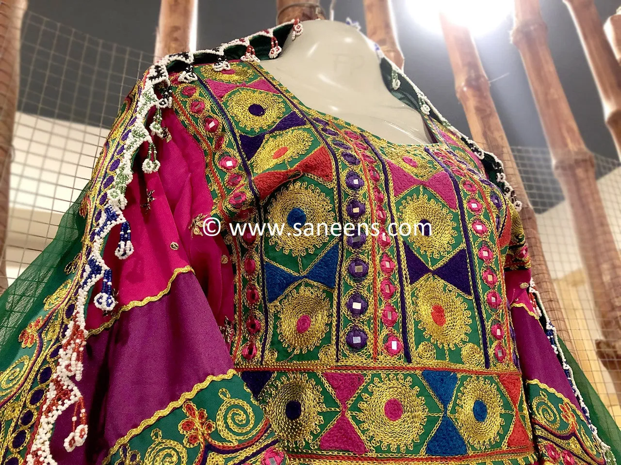 Traditional Afghan bridals Beautiful Embroidery suit