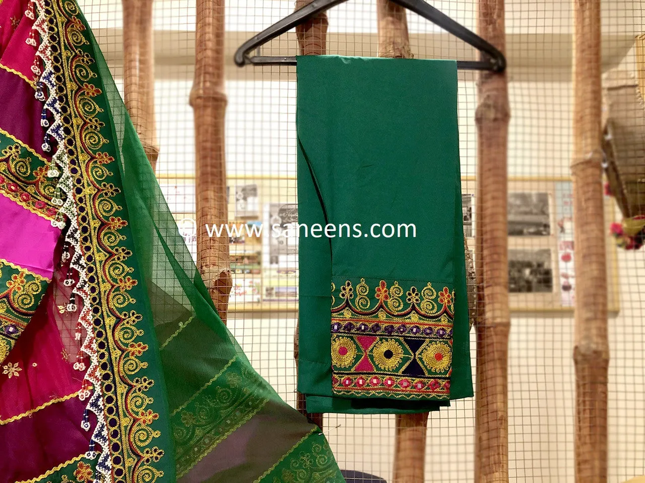 Traditional Afghan bridals Beautiful Embroidery suit