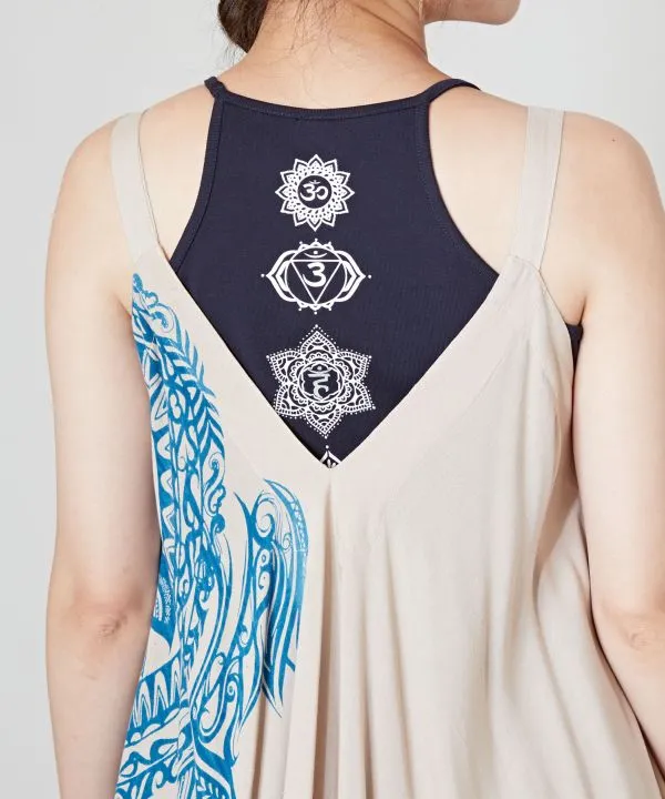 Tribal Flower Playsuit Dress