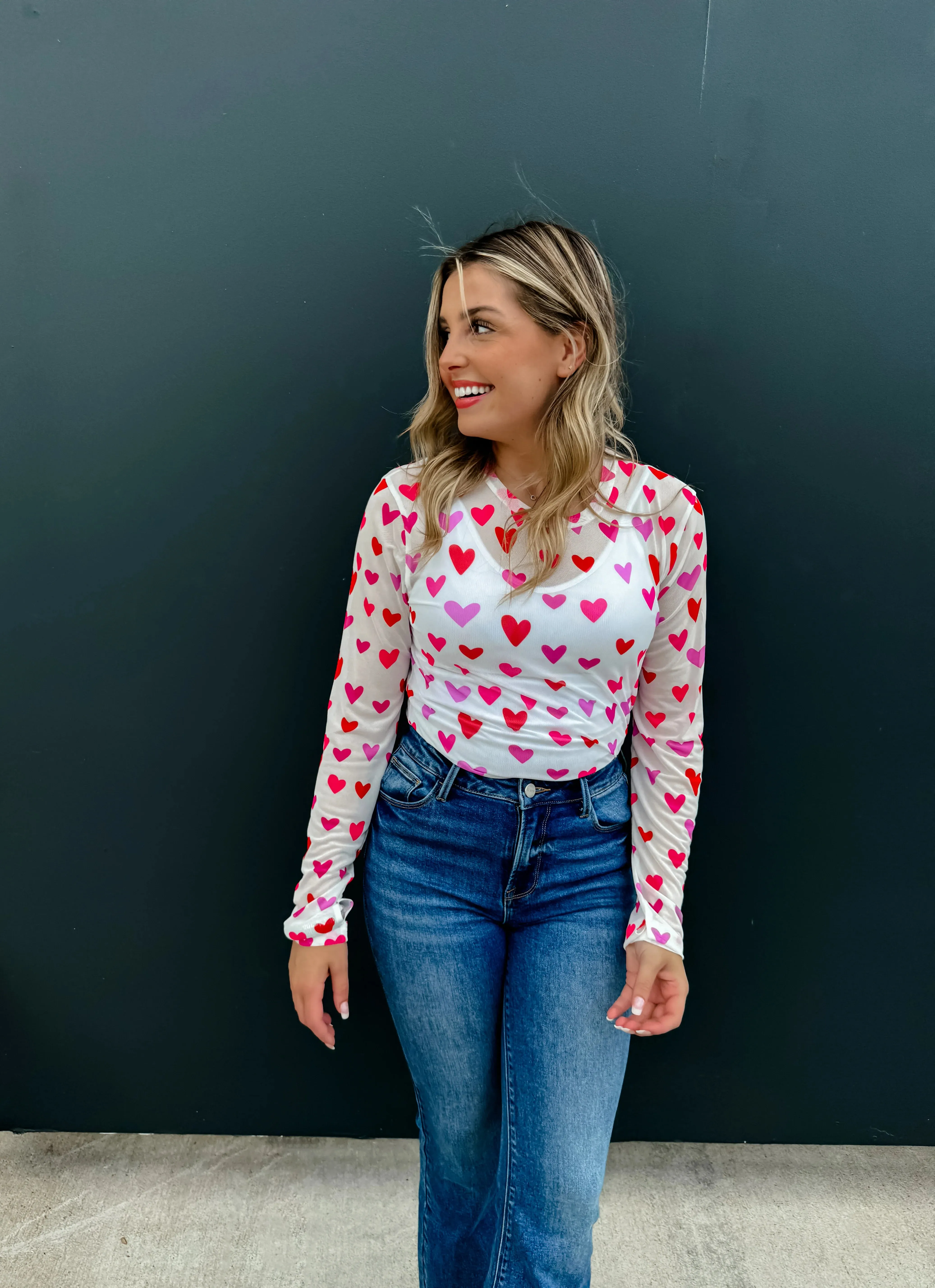 VALENTINES DRESS IT UP MESH TOPS