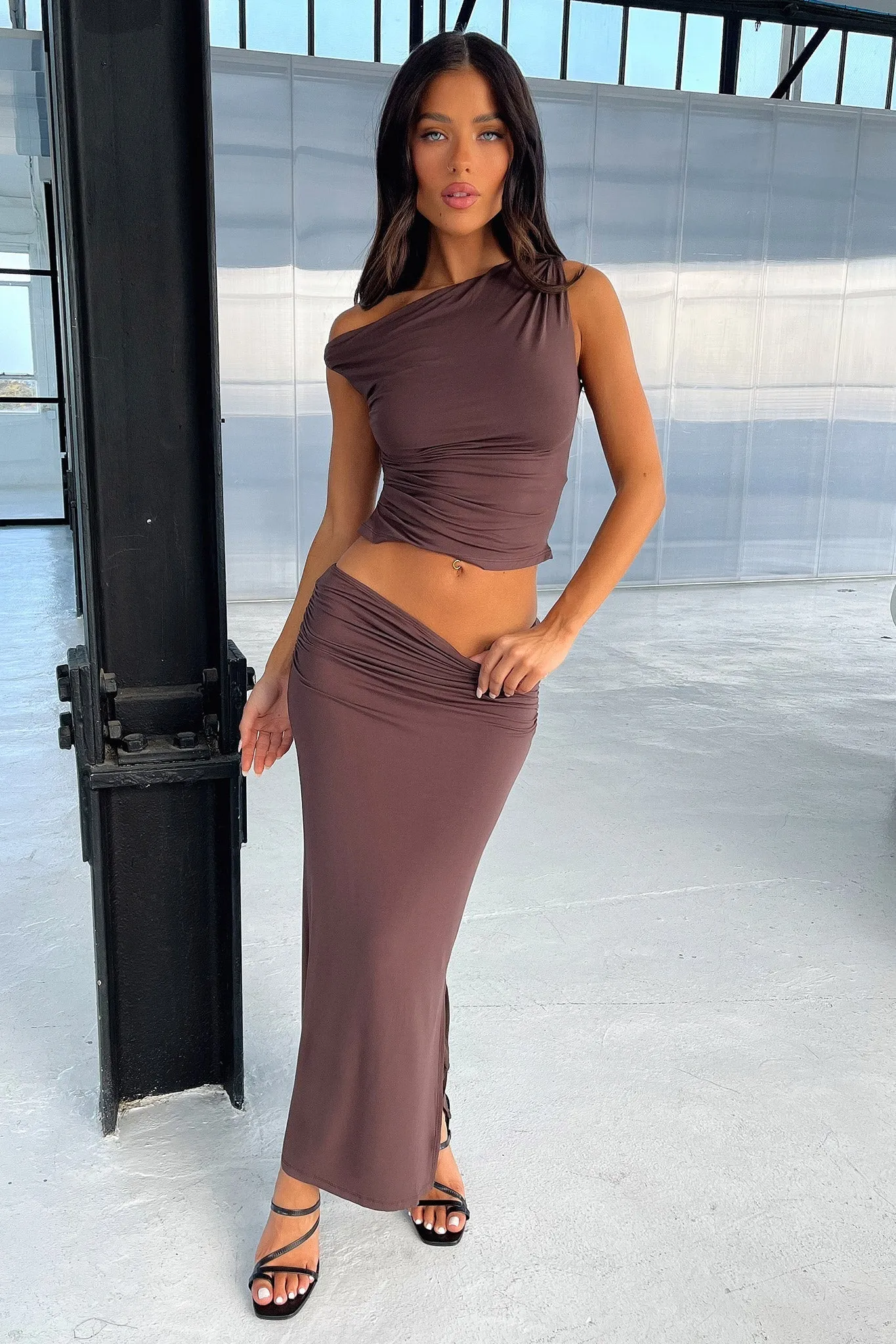 Vamika Top - Brown