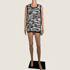 Vera Wang Sheer Sleeveless Top 14