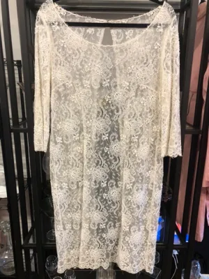 Vintage Sequins Cover-up, size M   #440