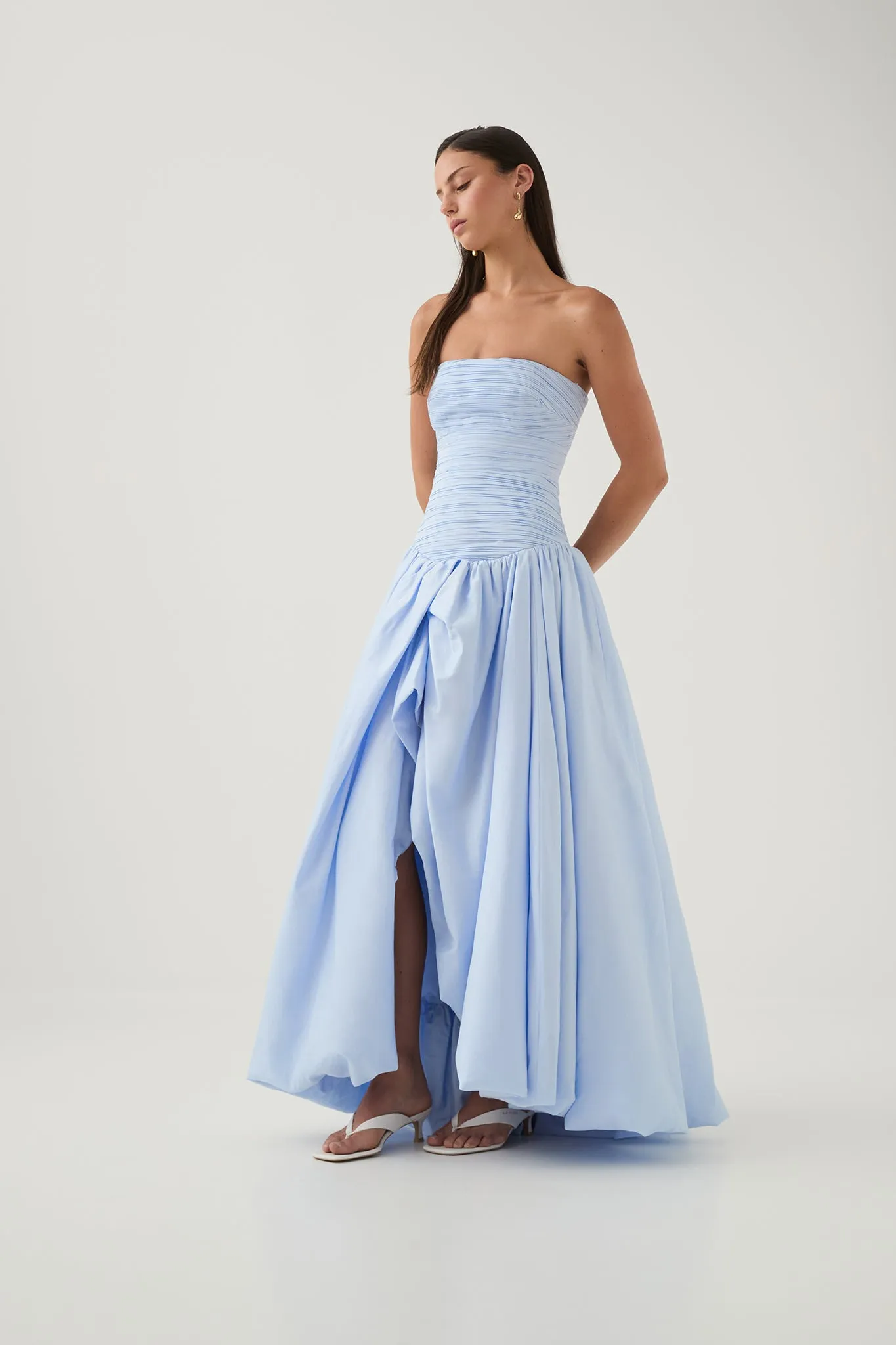 Violette Bubble Hem Maxi Dress