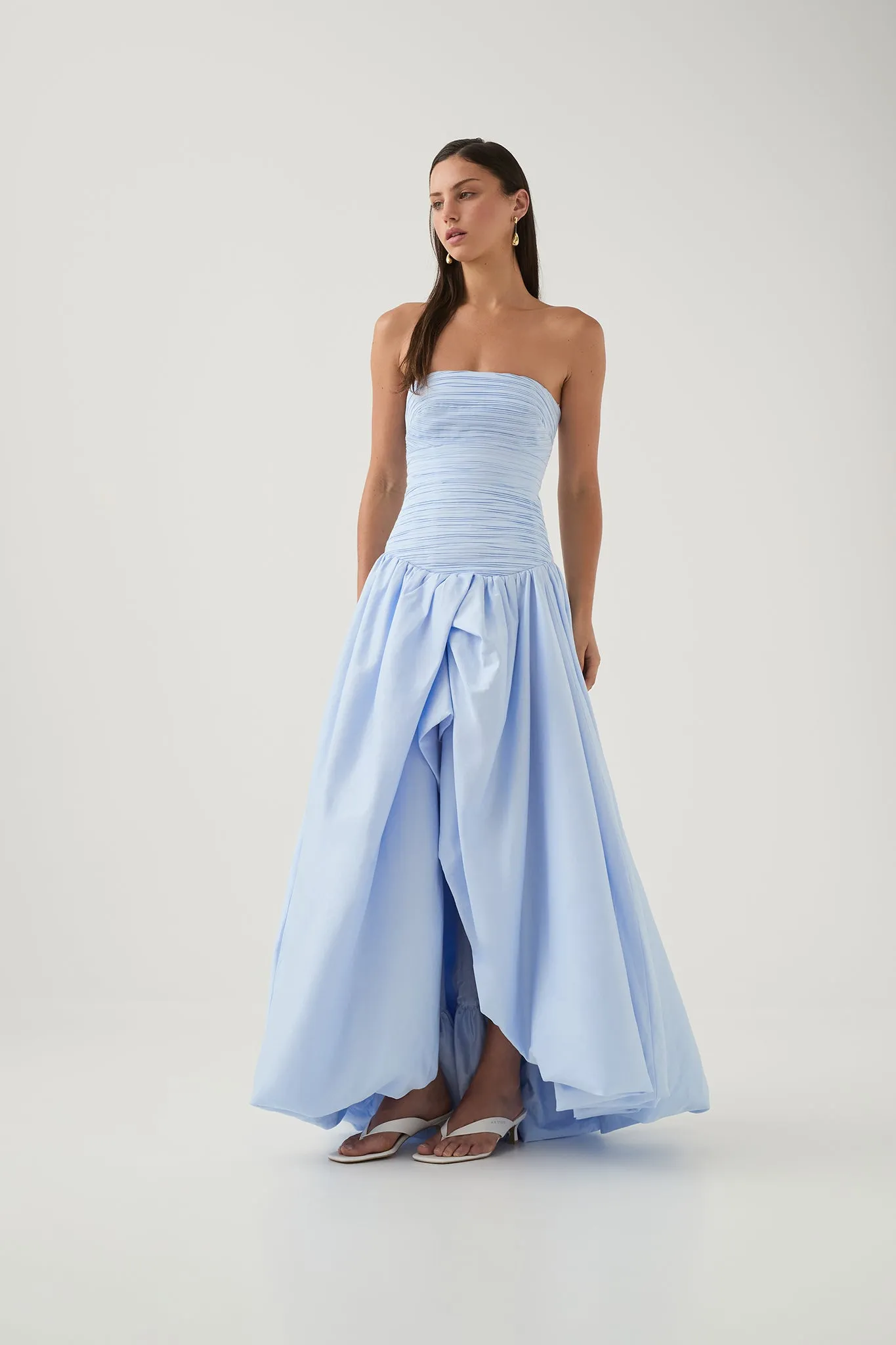 Violette Bubble Hem Maxi Dress