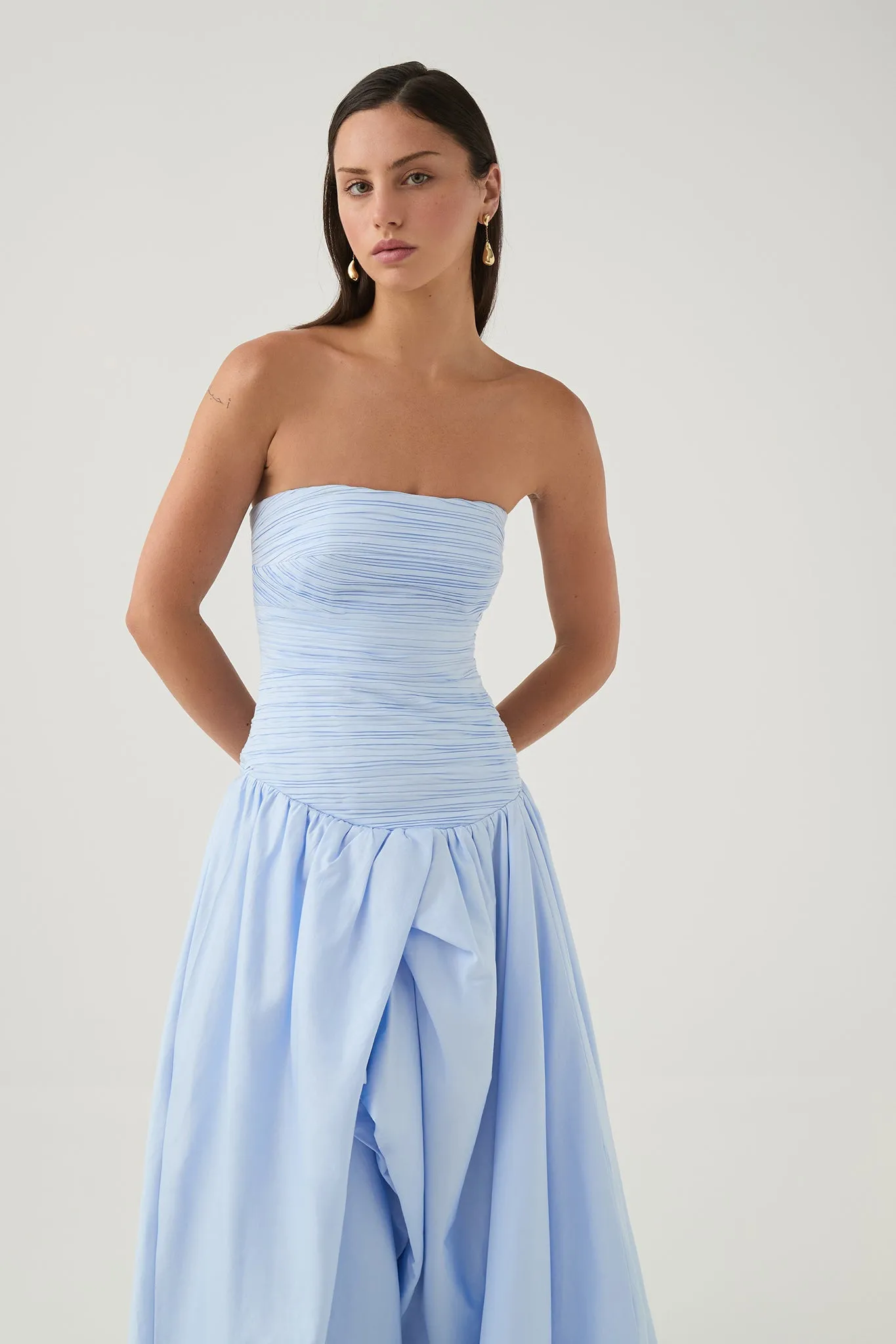 Violette Bubble Hem Maxi Dress