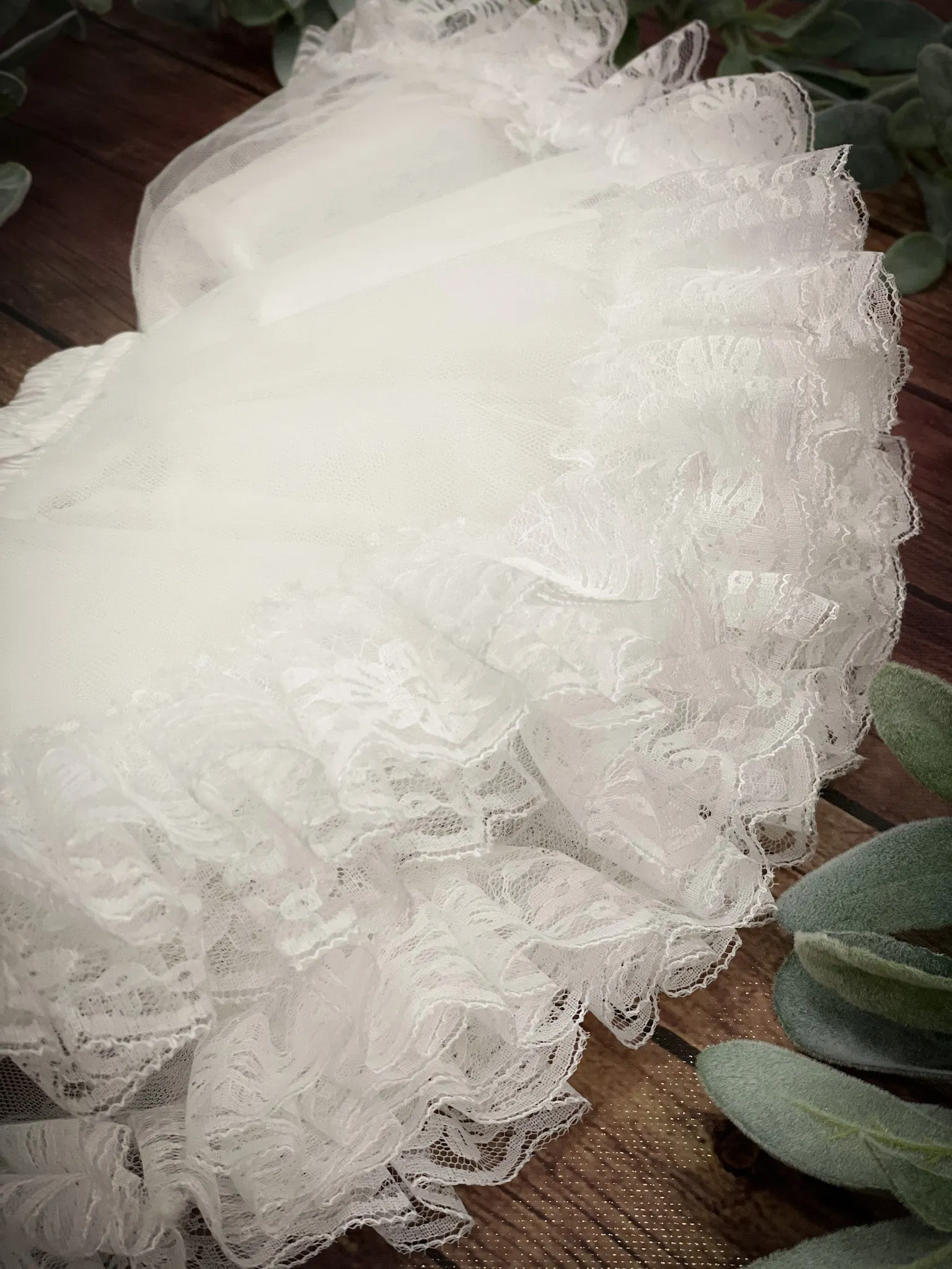 White Separate Petticoat by M. Joy RTS