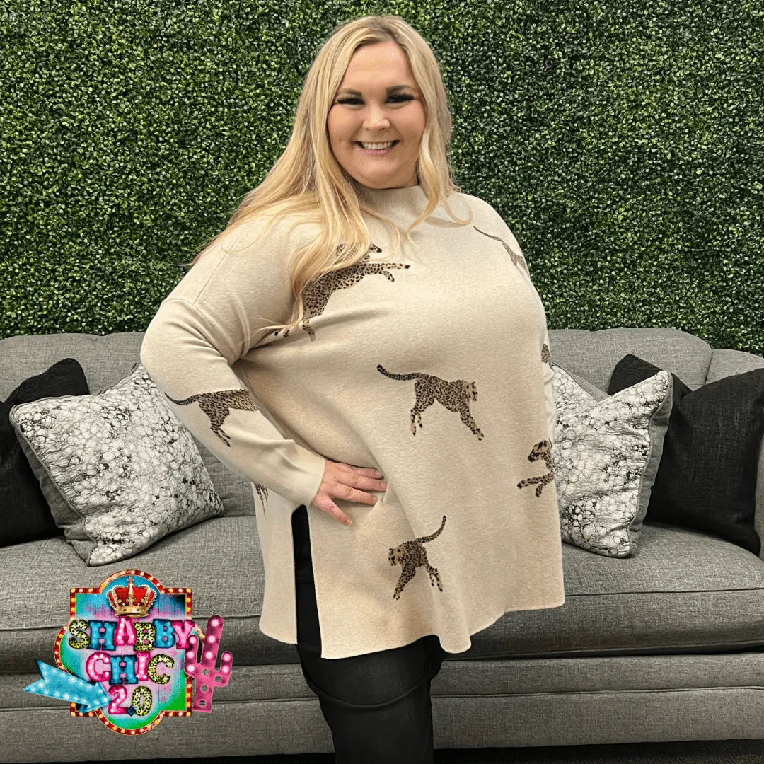 Wild Vibes Sweater - Tan