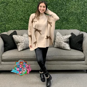 Wild Vibes Sweater - Tan