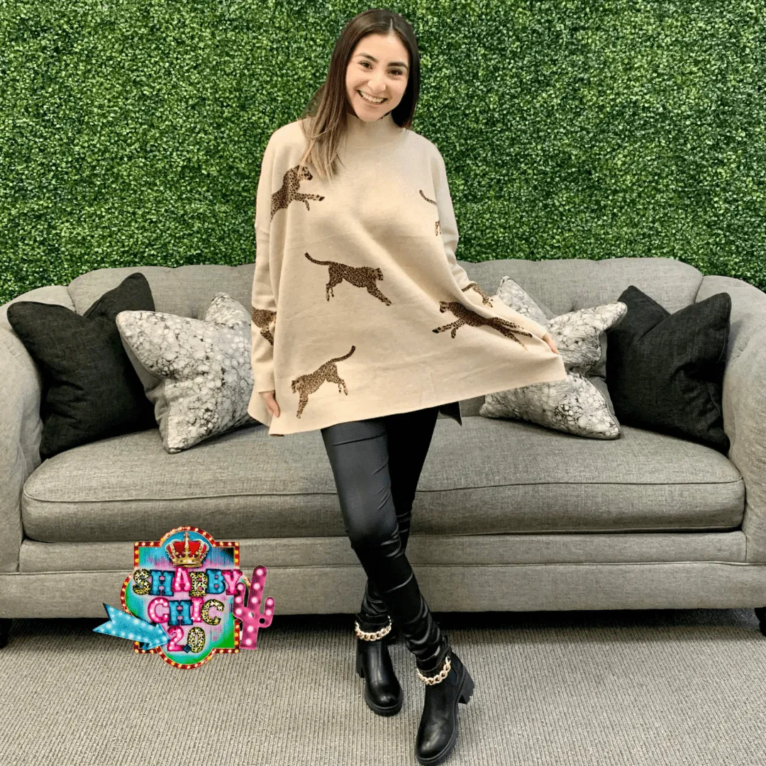 Wild Vibes Sweater - Tan