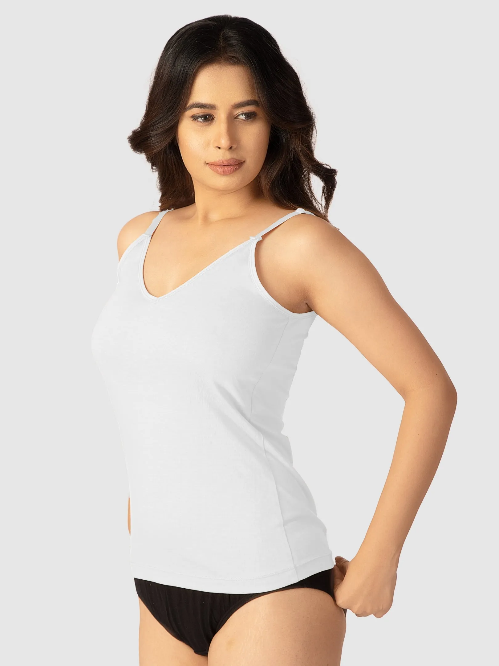 Womens Cotton Slipover Casual Camisole