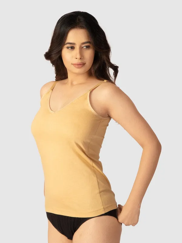 Womens Cotton Slipover Casual Camisole