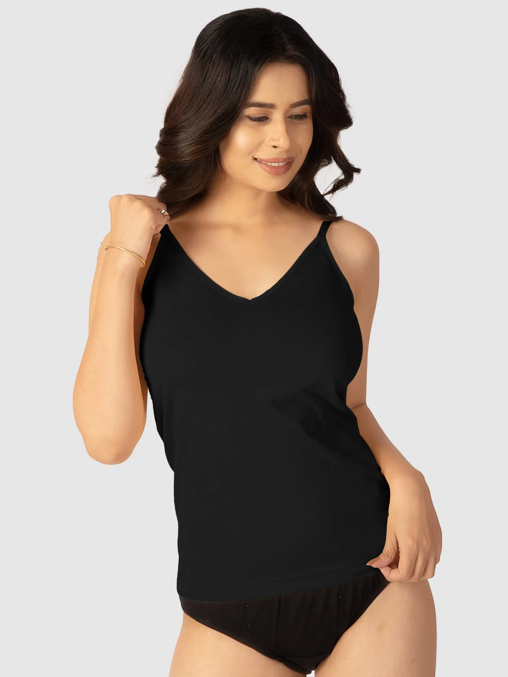 Womens Cotton Slipover Casual Camisole