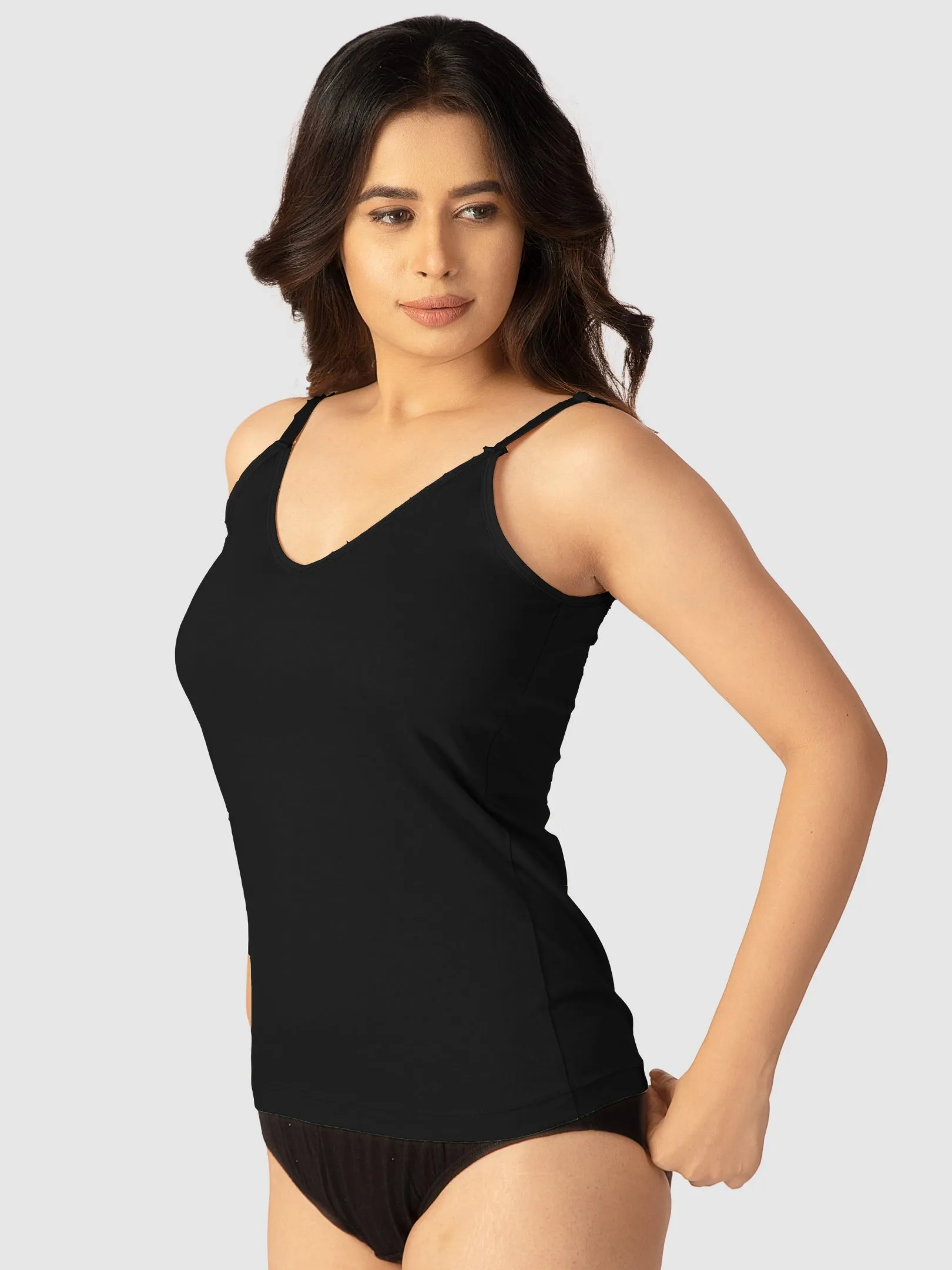 Womens Cotton Slipover Casual Camisole
