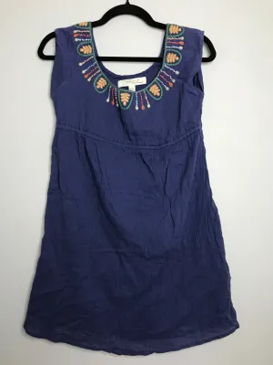 Womens Size XSm Misses Navy Feather bone-x Dress