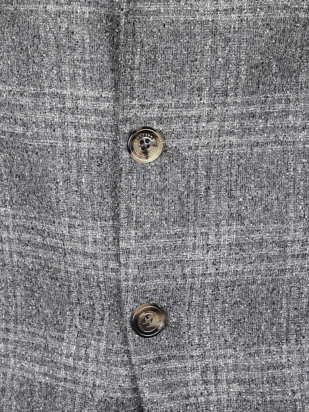 Wool and silk blend single-breasted suit