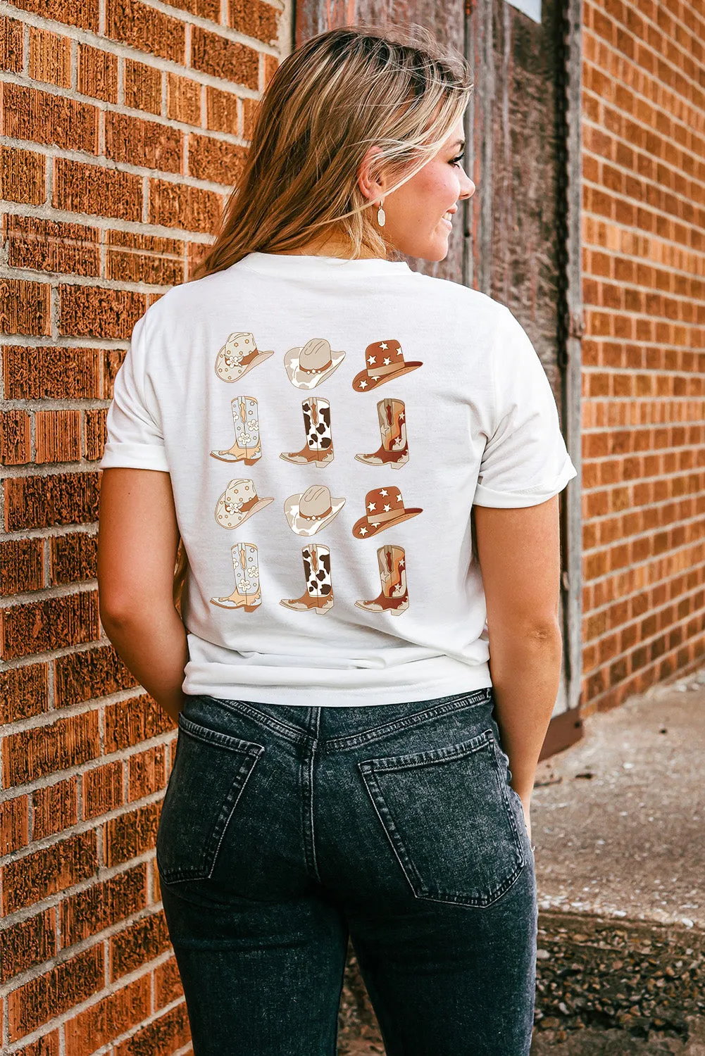Yeehaw Babe Graphic Tee – Cowboy Edition